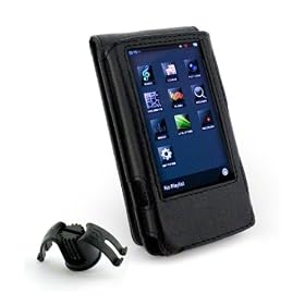 Tuff-Luv Leather Case Cover and Wrap-M Cable Manager Technology for Cowon J3