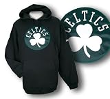 Boston Celtics NBA Hoodie, Hooded Sweatshirt, Sewn Logo, Black