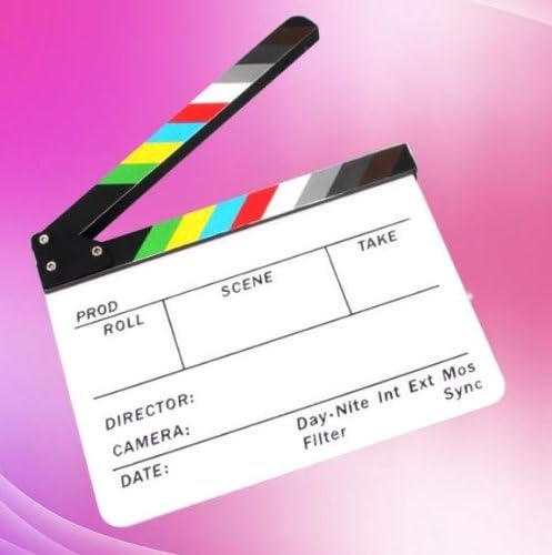 Hot 2014 Clapperboard TV Film Movie Clapper Board Slate