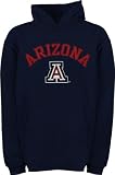 Arizona Wildcats Youth Navy Tackle Twill Hooded Sweatshirt