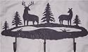 DEER towel key coat rack WALL HOOK lodge home decor NEW