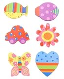 Ganz *Cute & Sassy* Butterfly Design Pink with hearts and red with dots
