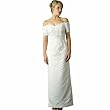 Wedding Dress Gown - Bridal Gown, Informal Bridal Gown, Ball gown by Sean Collection (B8018) White