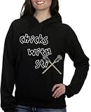 Chicks with Sticks (Stix) Lacrosse Hooded Sweatshirt
