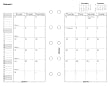 Filofax-2010 Mini Diary Refill Month On Two Pages