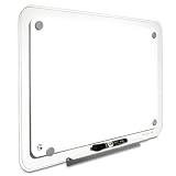 Quartet TM1107 Quartet iQTotal Erase Marker Board  11 x 7  White  Translucent Frame
