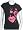 Syracuse Women's Allover Heart Tee (X-Small)