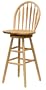 Winsome Wood 30-Inch Windsor Swivel Seat Bar Stool, Natural
