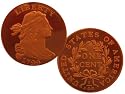 1799 Draped Bust Large Cent Replica Coin
