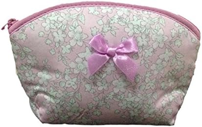 Best Gift Cosmetic Bag 100% Cotton Collection from Naraya Thailand (S, Pink flower)