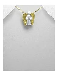Angel Pendant Necklace In 92.5 Sterling Silver