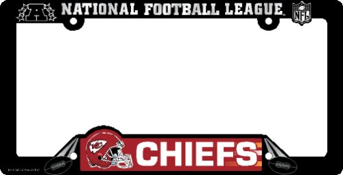 Kansas City Chiefs License Plate Frame Two Pack Set