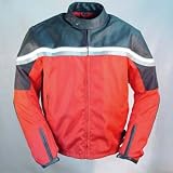 P1 New MOTORCYCLE LEATHER TEXTILE SUMMER JACKET