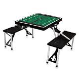Picnic Time 811-00-175-565 Texas Folding Picnic Table, Black