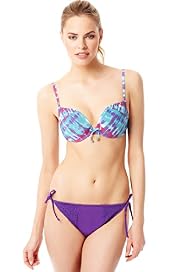 Tie Dye Underwired Push-Up Bikini Top