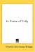 Book In Praise of Folly