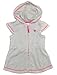 Carter's baby Girls White & Pink French Terry Swimsuit Cover-Up