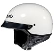 HJC Solid Men's CS-2N Half Face Motorcycle Helmet - White
