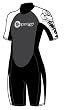 Osprey 26 Childrens Shortie Wetsuit (6-8yrs) 2009 Design in White