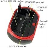 DUAL 2.5 3.5 SATA eSATA IDE HDD Dock Docking Station USB US