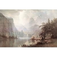 Bierstadt (In The Mountains) Art Print Poster