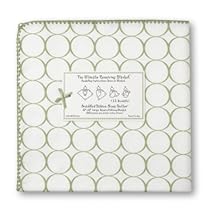 SwaddleDesigns Ultimate Receiving Blanket - Sage Mod Circles