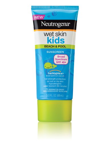 Neutrogena Wet Skin Kids Sunblock Lotion SPF 45+, 3 Ounce