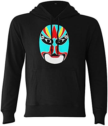 HuaT Peking Opera Mask Men's Classic Hoodie (USA Size)