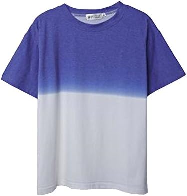 Apparel Inter Women Blue/White Couple T shirt Short Sleeve for Girl Ladies L