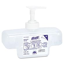 PURELL 9654-12 Advanced Instant Hand Sanitizer Refill, 8 fl. oz. Refill Pump Bottle (Case of 12)