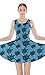 CowCow Womens Aztec Native American Indian Print Paisley Damask Floral Flowers Bohemia Sleeveless Dress, XS-5XL