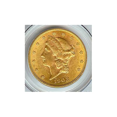 1902 S $20 Liberty Head U.S. Gold Coin, PCGS Graded MS 61. 1902 S $20 Liberty Head U.S. Gold Coin, PCGS Graded MS 61.