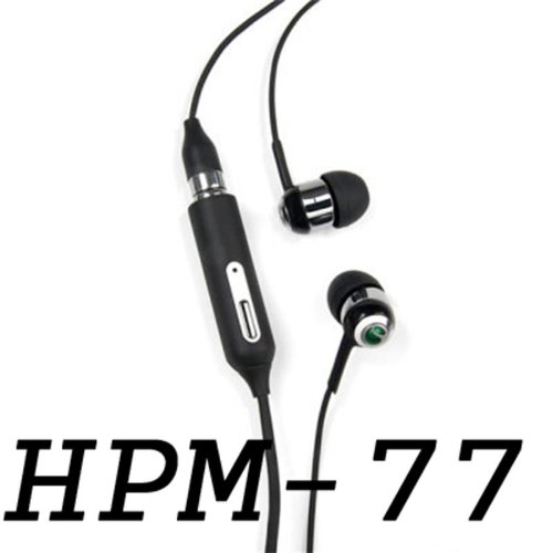 Kit Pieton filaire dŽorigine Sony Ericsson HPM77 - Couleur Noir pour le Sony Ericsson Yari