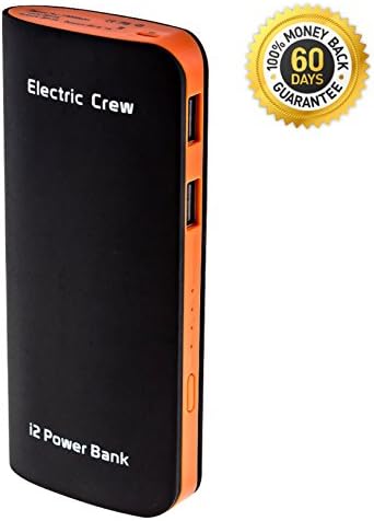 eCrew 13000 mAh Portable Cellphone Charger charges Iphone 6 5 4s iPad Ipad Samsung Galaxy and Nexus