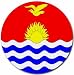 Kiribati Flag Round Mouse Pad