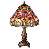 Tiffany Floral Nouveau Holiday Poinsettia Mini Lamp
