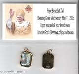 Saint Bernadette Our Lady of Lourdes Medal Blessed By Pope Benedict XVI
