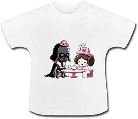 Cono Baby Kids' Star Wars Cute Birthday T-shirt Toddler 3T White