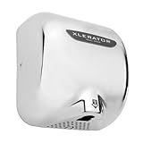 XLERATOR XL-C Automatic High Speed Hand Dryer with Chrome Cover and 1.1 Noise Reduction Nozzle, 12.5 A, 110/120 V
