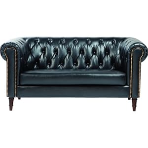 【クリックでお店のこの商品のページへ】ソファ フェリーニ GS-340 BK ブラック