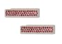 Wize & Ope S-0141 Strass Pink On White Interchangeable Slide Pack