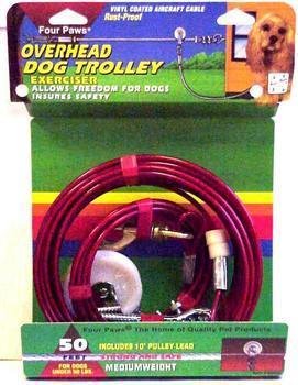 50ft Cable Trolley 950lb - Red