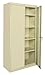 Sandusky CA41362472-07 36-Inch Wide by 24-Inch Deep by 72-Inch High Welded Commercial Storage Four-Shelf Cabinet, Putty