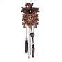 Schneider Black Forest 9 Inch Quartz Musical Cuckoo Clock