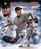 Signed Verlander, Justin (Detroit Tigers) 8x10 Photo