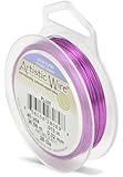 Artistic Wire 28-Gauge Silver Plated Plum Wire, 40-Yards