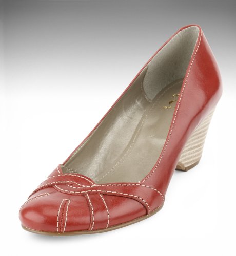 Per Una Contrast Stitch Wedge Heel Shoes clothing