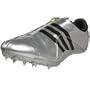 adidas Men's Demolisher Running Shoe,Silver/Black/Signal Blue,11.5 M