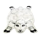 Sheep | Playmat & Kid's Rug | Faux Fur | 3 foot X 5 foot