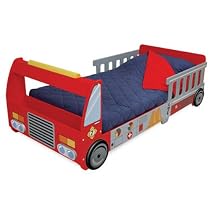 KidKraft FireTruck Toddler Cot